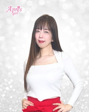 画像をギャラリービューアに読み込む, スクエアネックニット
