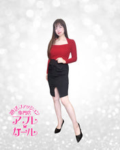 画像をギャラリービューアに読み込む, スクエアネックニット
