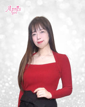 画像をギャラリービューアに読み込む, スクエアネックニット
